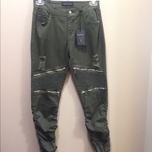 Olive Skinny Jeans